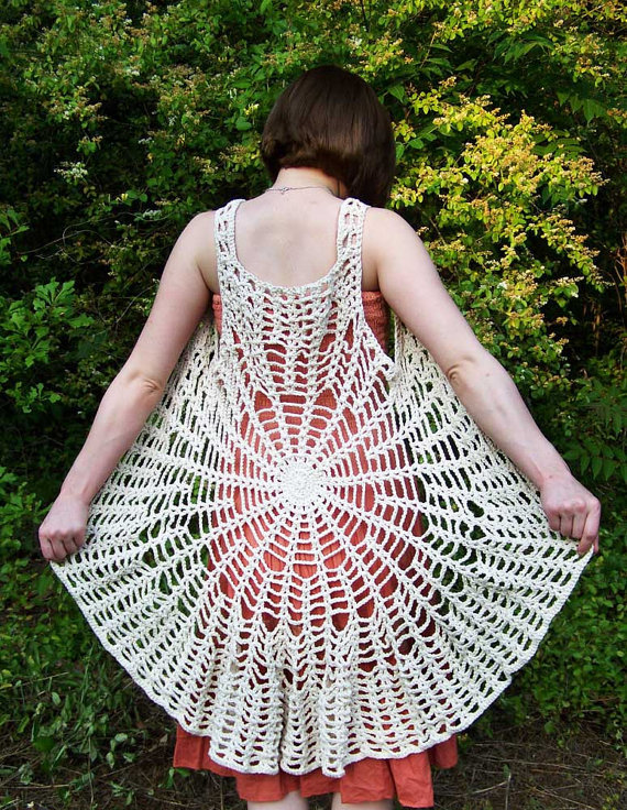 Crochet Me Lovely — knotbook Spider Web Vest Mandala Dress PATTERN...