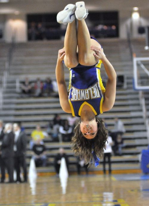 Cheerleaders are no joke.