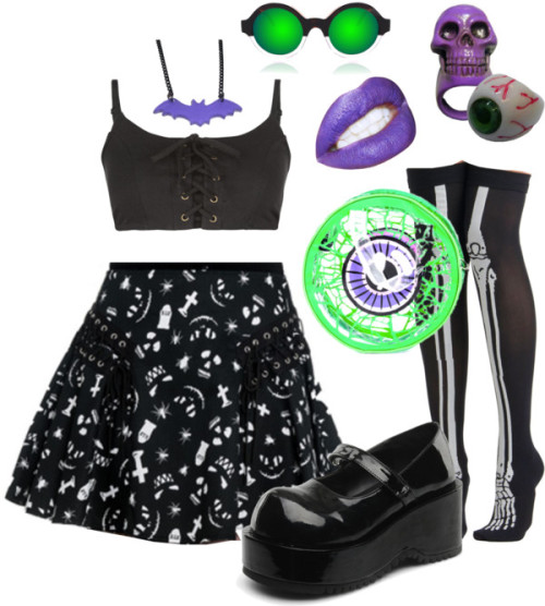 polyvore fashion style tabbisocks Full Tilt Frieda