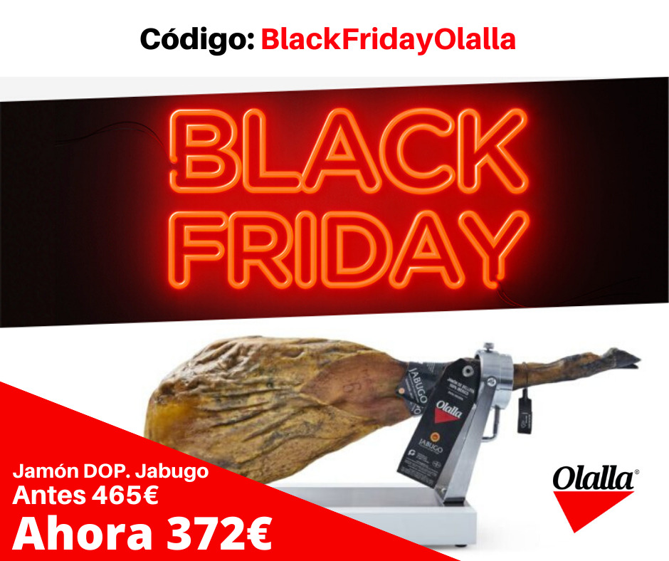 black friday jamón de jabugo