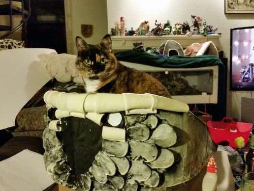 cat-cosplay:Commissioned prop in progress ✅Glue Drying ✅Cat...