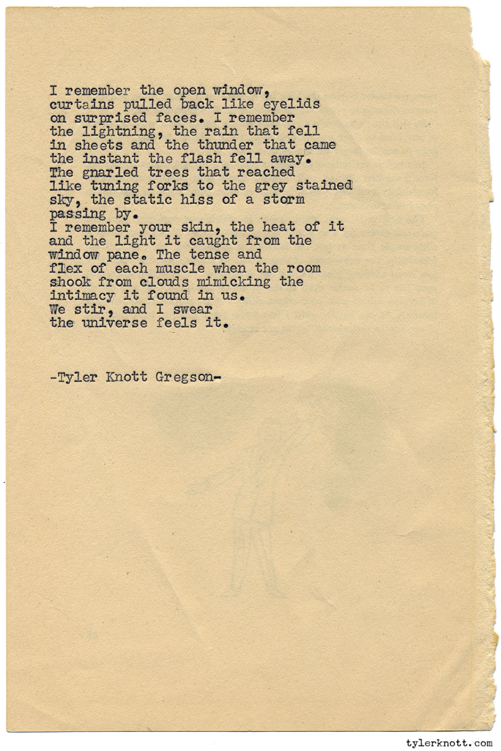 Tyler Knott Gregson — Typewriter Series #1231 by Tyler Knott Gregson...
