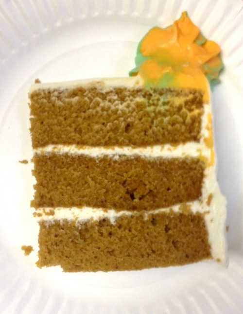 Carrot Cake layer cake with cream cheese frosting