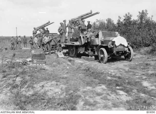 Great War — thewartoendwars: Mobile anti aircraft system...