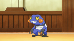 dailyfrogs:today’s frog is croagunk from pokemon