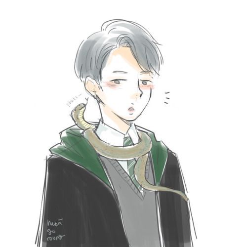 morigoround:[doodle] i think Jimin is Slytherin because he’s.....