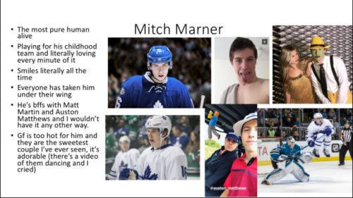 kaz-in-the-impala:Sooo I did a little meet the leafs thing for...