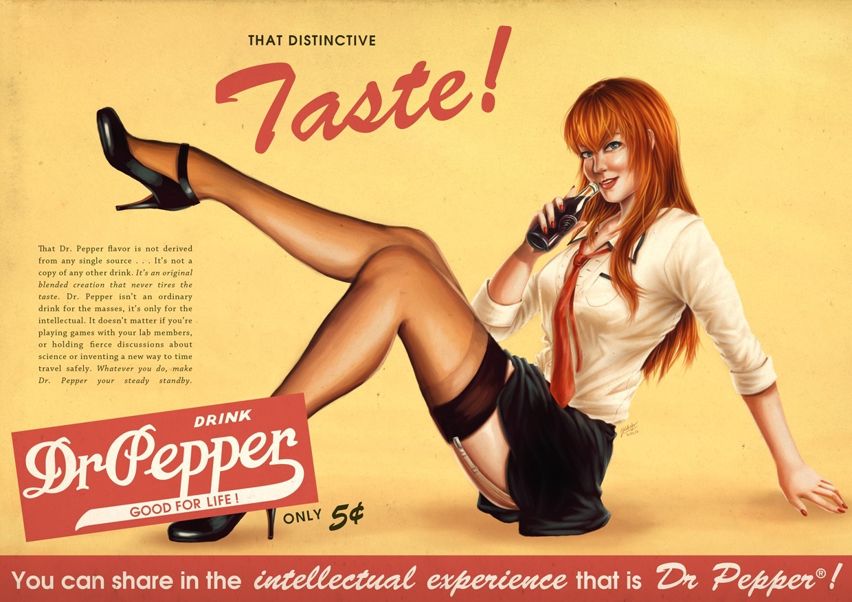 Classic Dr. Pepper ad. I have no words. (source:... - J ...