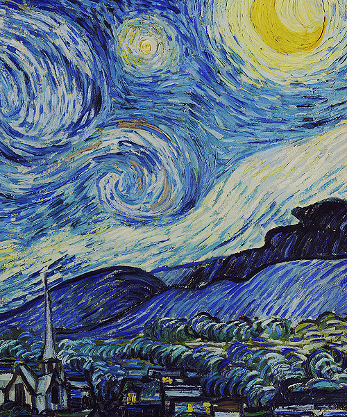 The Art from Siberia • parnassien: Starry Night (detail) by Vincent van...