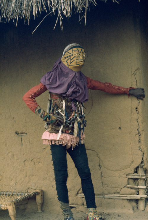 natgeofound:Personifying evil, a costumed mapico dancer in...