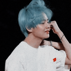 Taehyung Blue Hair Tumblr