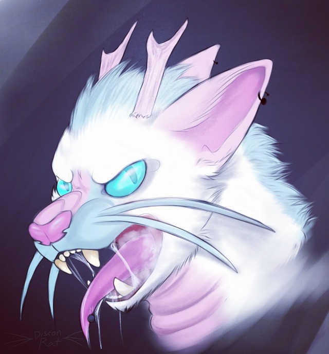 Discon Rat Furry Headshot Commission