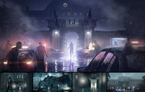 theomeganerd:Resident Evil 2 (2019) Concept Artworks