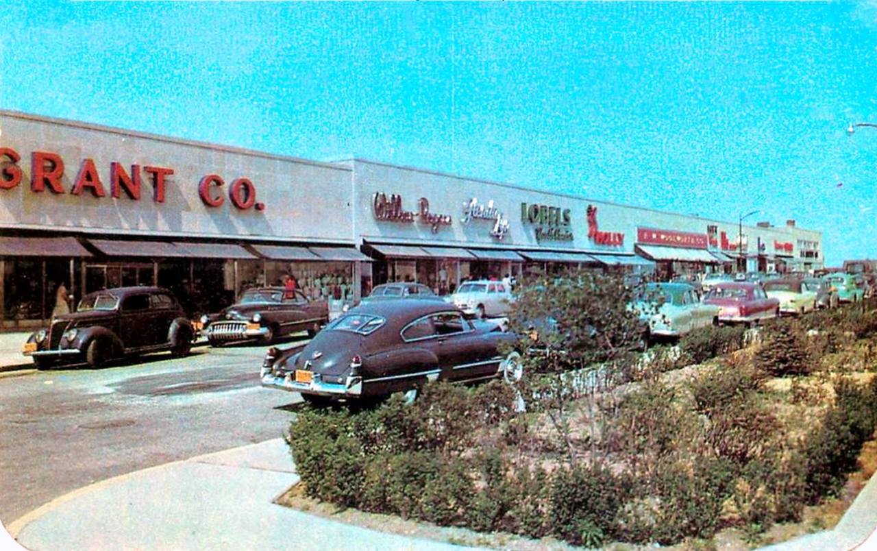 The Casual Observer Three 1950s views of the Levittown Shopping...