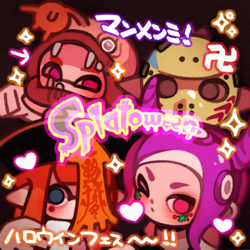 yknsuper:Splatoon halloween