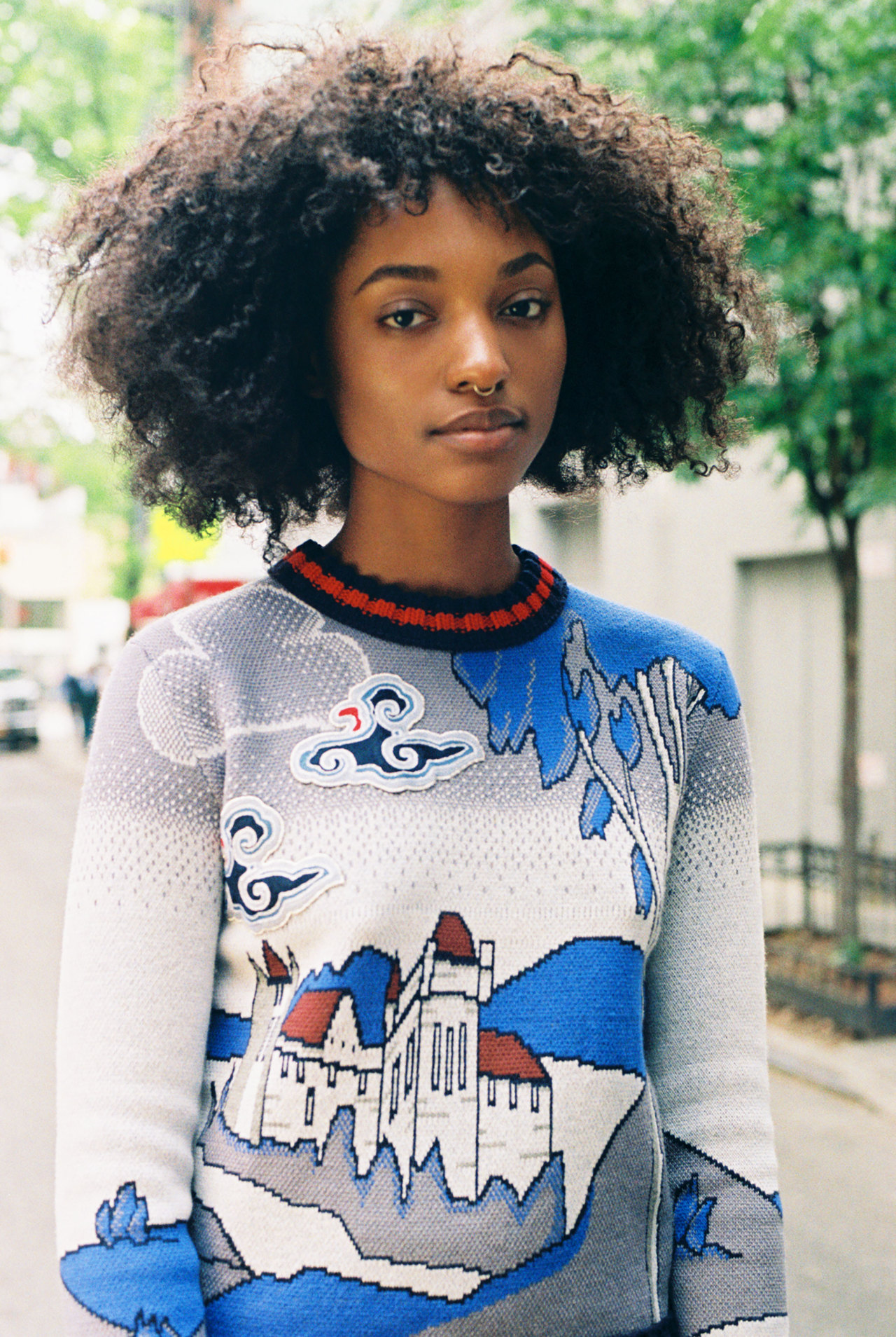 Pompidou~ (gucci: Gabrielle Richardson, 21, in a Gucci top...)