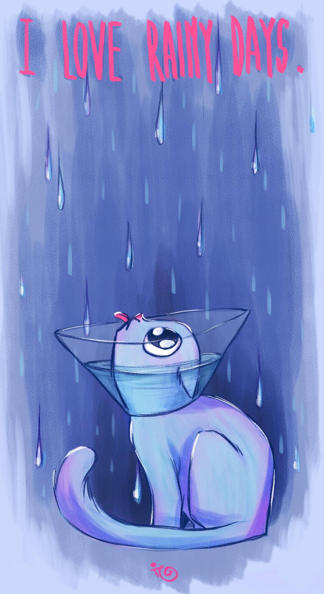 “I love rainy days” by Cipistinchia (or IRart) :3