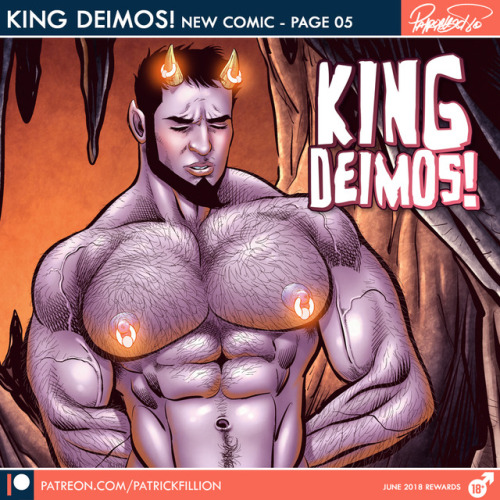 artofpatrickfillion:The first 6 pages of my new “KING DEIMOS”...