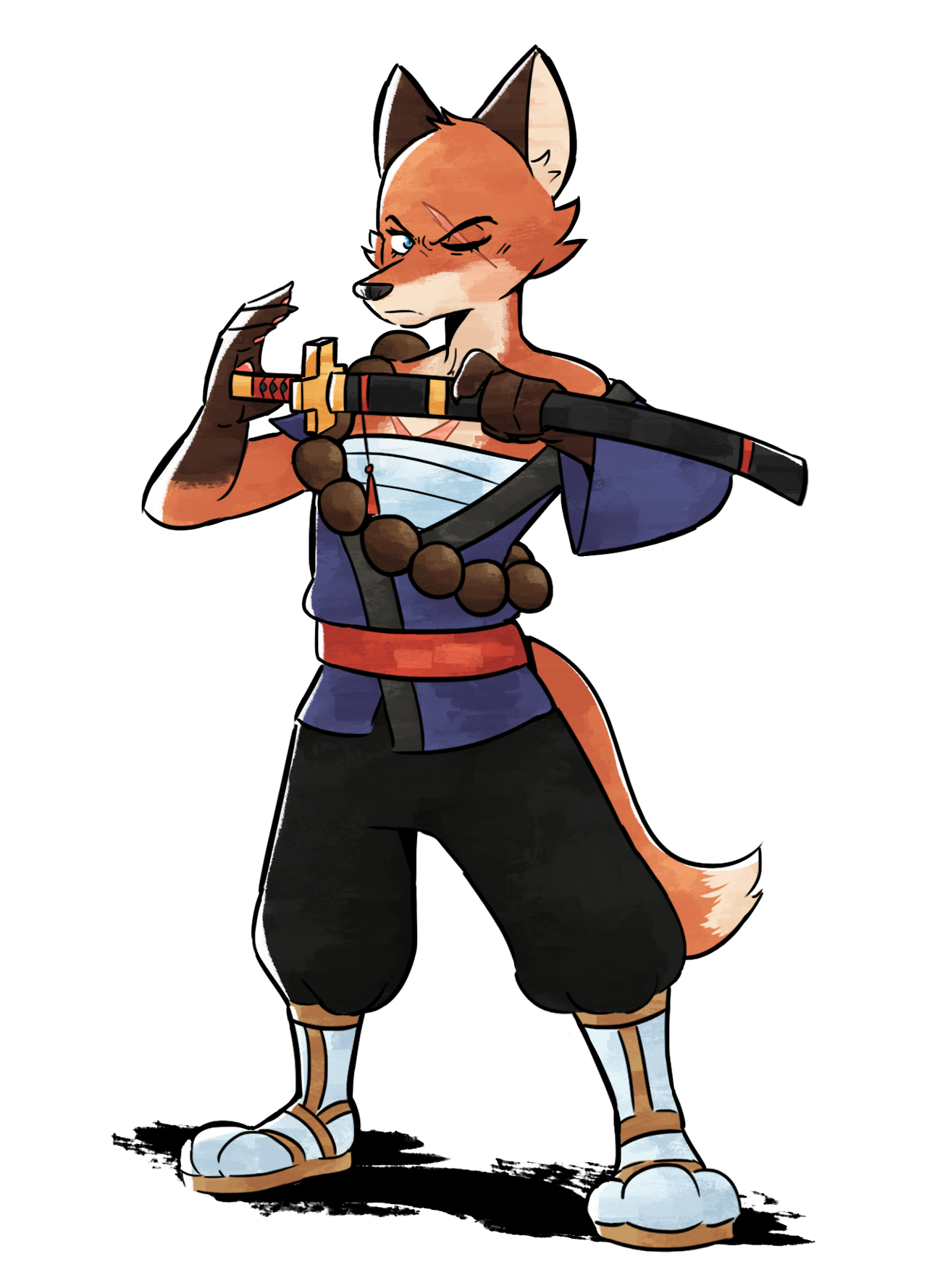 Andy Ayala | More samurai fox girls! She was a lot of fun to...