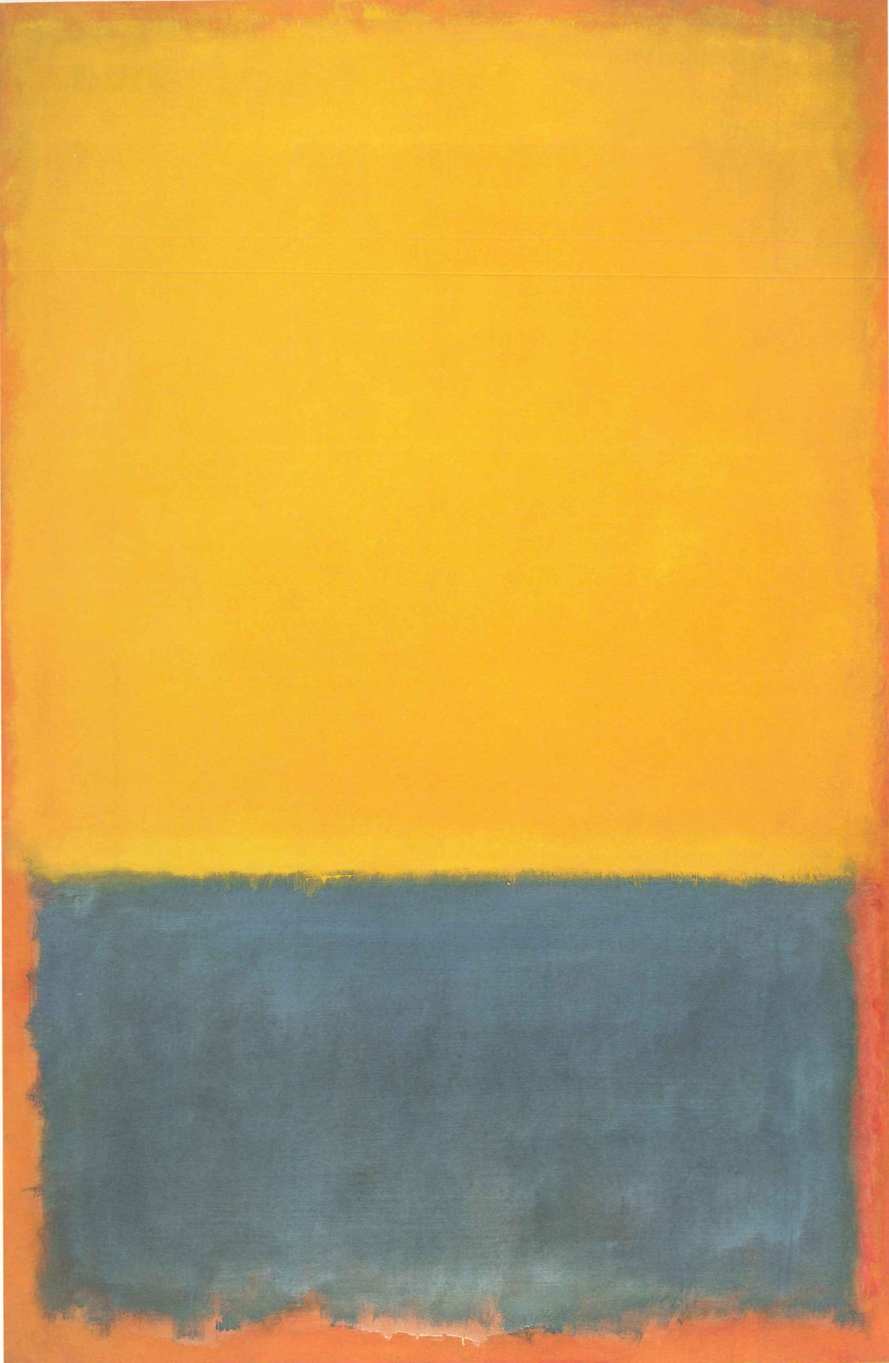 Daily Rothko Mark Rothko, Yellow and Blue (Yellow, Blue