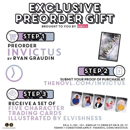 Presenting: INVICTUS’s pre-order perk! I teamed up with the...