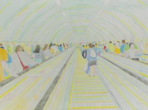 thunderstruck9:David Korty (American, b. 1971), Escalator,...