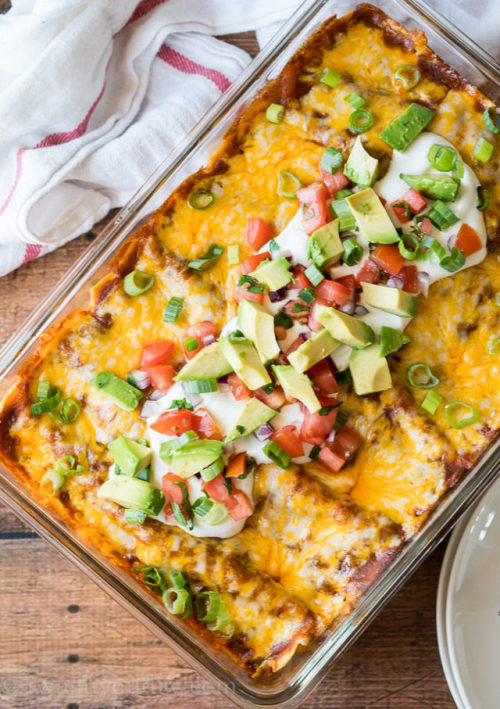 foodffs:Easy Ground Beef EnchiladasFollow for recipesIs this...