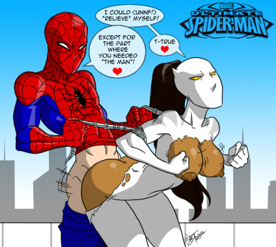 spiderman and white tiger having sex
