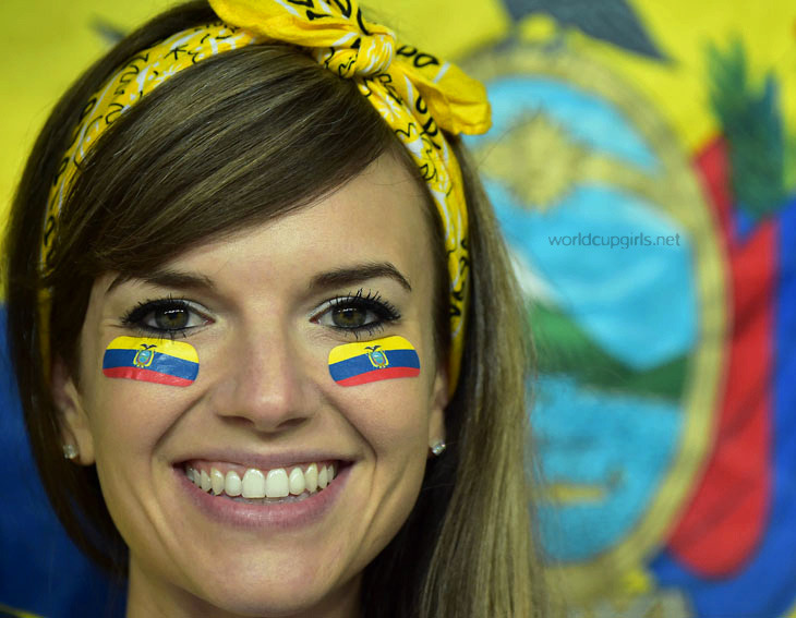 World Cup Girls — Amazing Ecuadorian Fan Our Girl Of The