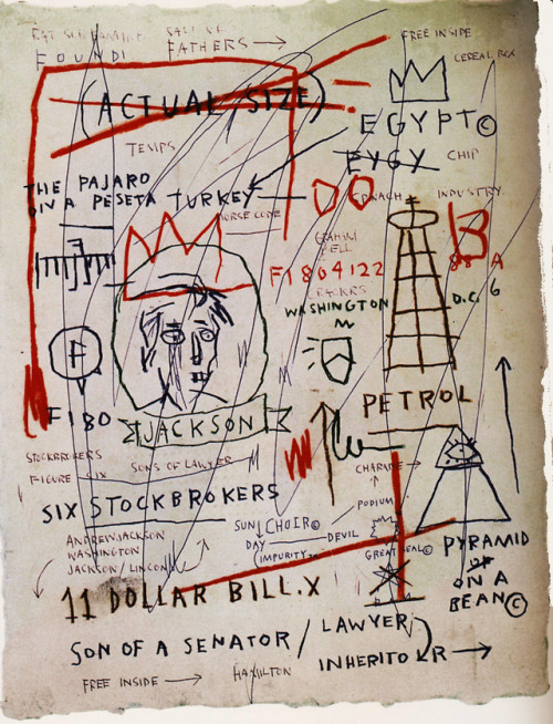 artist-basquiat:JacksonMedium: pen,pencil,paper