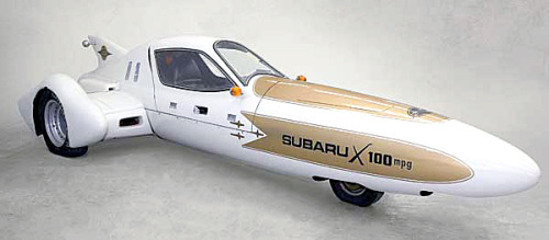 carsthatnevermadeitetc:Subaru X 100 MPG, 1977. Part of a...