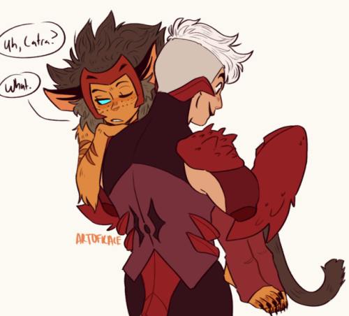 artofkace:AU where Catra just accepted her fate and was held...