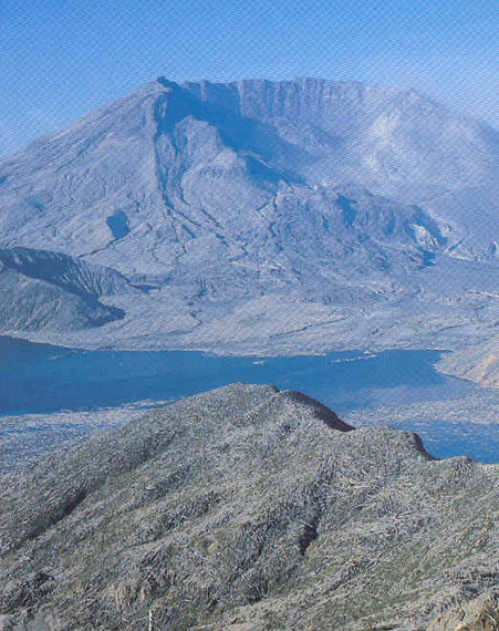 sixpenceee:Mt. St. Helens before and after eruption. This...