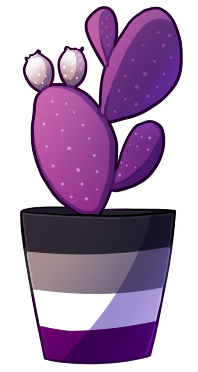 layaart:Pride cacti!!!! I originally just made the ace...