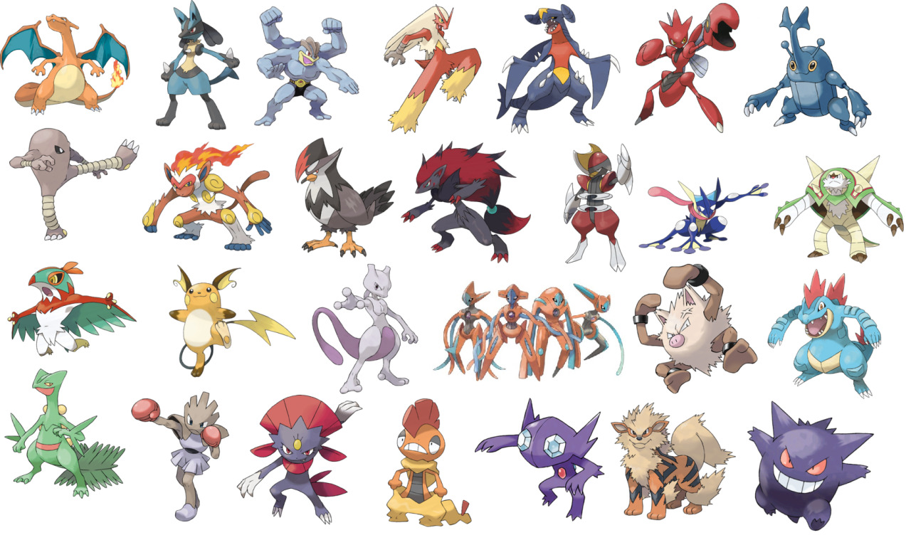 Pokeymanz and other shit • My ideal roster for Pokken Tournament. I’d ...