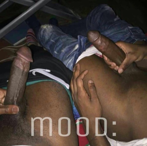 myb8:blackb8or:We need more pics and vids of black men masturbating together. Not all black...