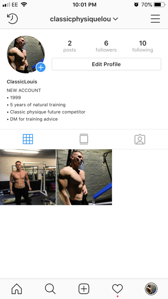 BODYBUILDING PAGE — NEW INSTAGRAM ACCOUNT GO AND FOLLOW FOR LOADS AND...