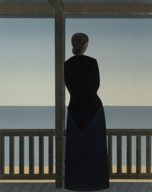 modijeanne:Woman and the Sea , 1979.by Will Barnet  (1911 –...