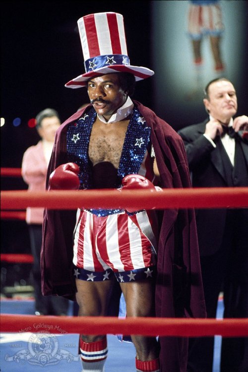 trash-fuckyou:Carl Weathers in ROCKY IV