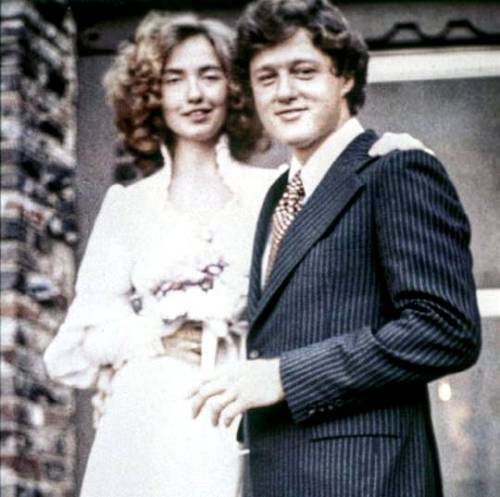 Bill e Hillary Clinton em 1975.