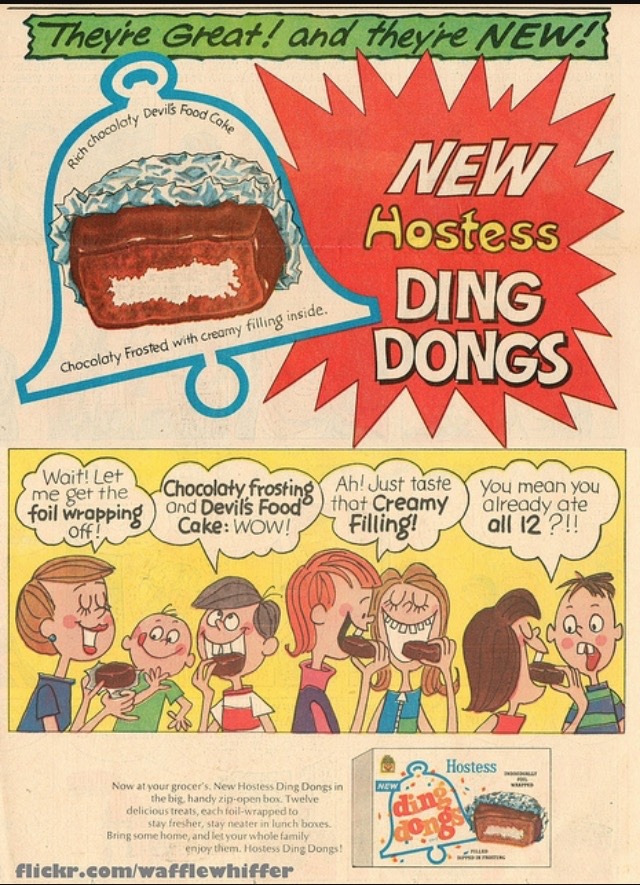 Ads Of Yesteryear — “They’re Great! And They’re New!” Hostess Ding...