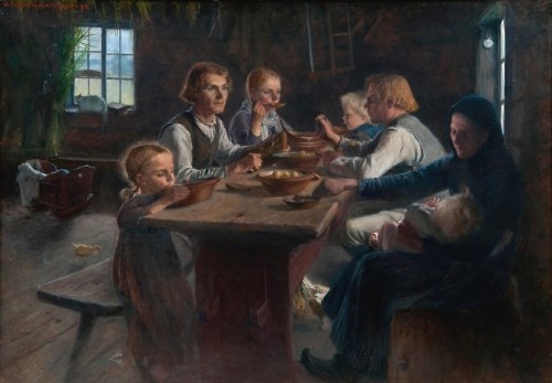 Venny Soldan-Brofeldt “Supper at a Finnish farmhouse”