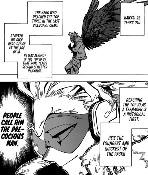 could you do a meta on hawks from mha? hes my... - to write or not to write