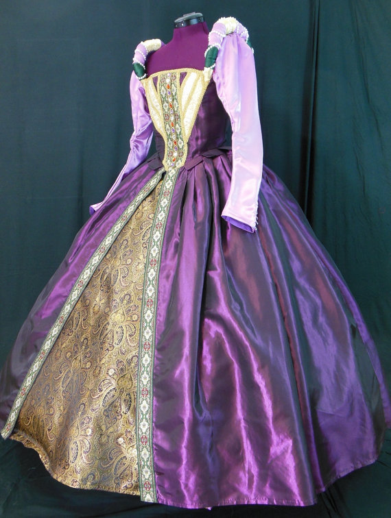 Elizabethan Purple Gown | Tudor Costume