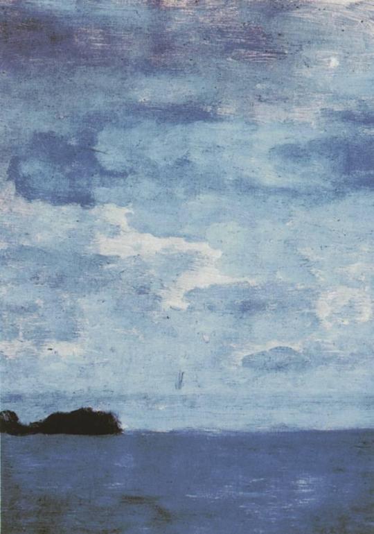 Sea. Finland., 1896, Isaac Levitan
