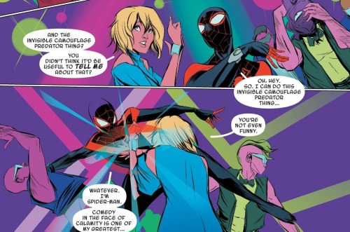 comicstallion:From Spider-GwenVol. 2 #016 (2017), “Sittin’ In...