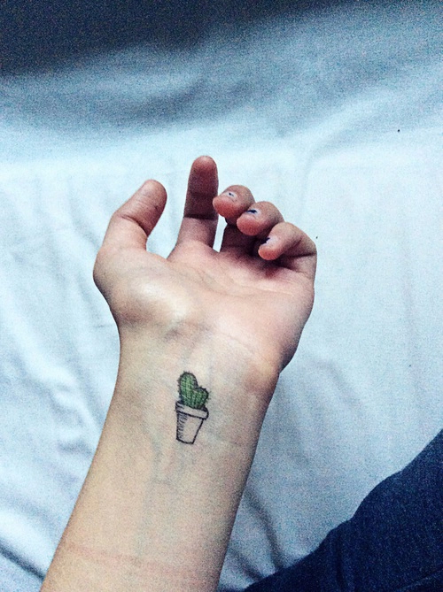 small tattoo on Tumblr