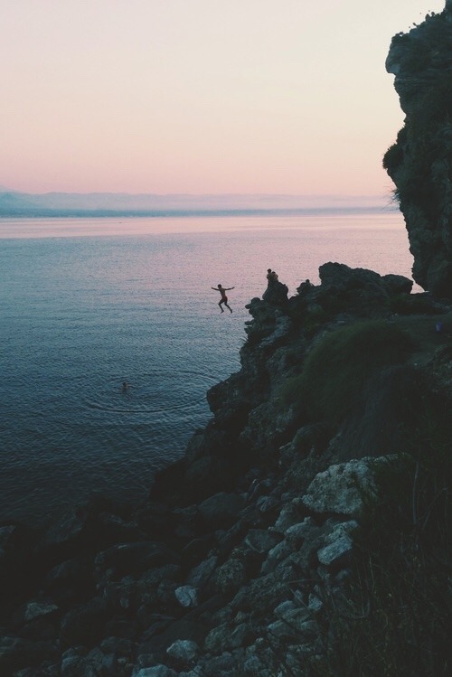 Cliff Jumping On Tumblr