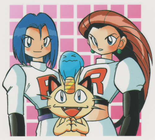 krickethot:A scan of Team Rocket from the back of the second...