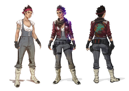 bloodhound-babe:concept art of Sarah Briggs